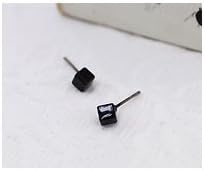 Korea Star Accessories 2PM Chansung Mini Block Earring (MDWA0009)