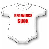 Red Wings Suck Baby Ultrasoft Onesie