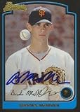 Brooks McNiven, San Francisco Giants Autographed Card