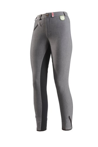 Ultrasport RTS Bentex Damen Reithose mit Vollbesatz, jeans-hell, 76, 1003-161-76