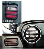 1997-05 Jeep TJ Tuff Guards-Black Kit Covers Taillight Covers