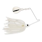Strike King Micro-King Spinnerbaits Color: White/White (72)
