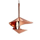 Hanging Bird Feeder - Copper Spiral