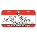 AC Milan 6 X 12 License Plate