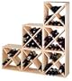 Wine Racks - Country Pine: Cubes CUBE