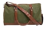 Embassy 18" Green Faux Leather Tote Bag
