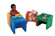 Children s Factory CF910-008 Chair Cube- Red