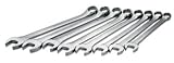 8 Piece SuperKrome Fractional Combination Wrench Set