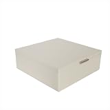 Leatherette Jewelry Case - Small Square in Ivory by Milano by Organize.com