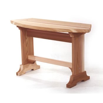 Western Red Cedar - Backless Picnic Bench - Furniture For Your Patio and Garden!