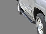 Go Industries Side Nerf Bars Cab Length Black Powder Coat Chevrolet Blazer 1995 to 2005 (4DR) (Downsized)