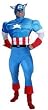 Marvels Captain America Costume - TM License Adult Deluxe Muscle Chest Costume