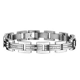 Men's Titanium Diamond Bracelet