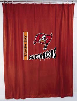 Sports Coverage Tampa Bay Buccaneers Shower Curtain