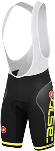 Castelli Free Race Bib Short Black Yellow Medium