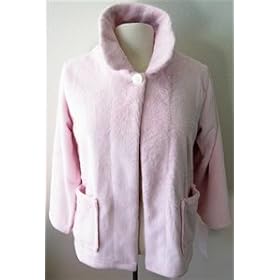 Luxuriously soft bed jacket - White, Pink, Light Blue or Mint Green
