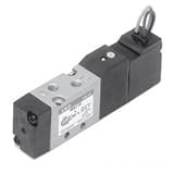 CKD セレックスバルブ パイロット式5ポート弁 幅×奥行×高さ:86.5×15×25.5mm （4KA110-M5-AC200V）