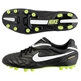 Nike Tiempo Legend III Fg Soccer Shoe - Black/White/Volt - Size 10