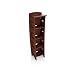 Legar� 59" x 18" Bookcase in espresso finish ash veneer