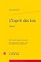 L'esprit des lois : Tome 1