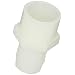 Thogus Nylon Tube Fitting, Adapter, White, NPT Female x Barbed
