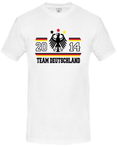DEUTSCHLAND FUSSBALL WM 2014 FANSHIRT 3052(H) Gr. L