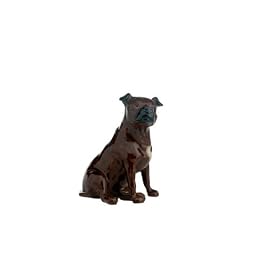 John Beswick " Staffordshire Bull Terrier" 10cm JBD62, Hand-Painted Ceramic Sculptures, Gift Boxed