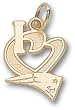 New England Patriots "I Heart Logo" 1/2" Charm/Pendant