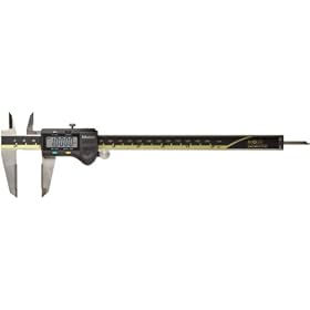 Mitutoyo 500-163-20, Digimatic Caliper, 0 - 8/200mm, .0005/0.01mm, Non-Output, Carbide OD Jaws