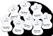 8 pack Electrode Pads for Electronic Massager, Muscle Stimulator