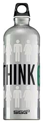 Sigg Lifestyle Loop Top Water Bottle (1.0-Liters, Think Green)