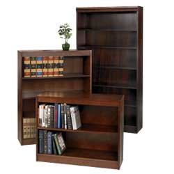 ERGOCRAFT Wood Veneer Bookcases - Walnut by ERGOCRAFT
