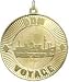 Jewelry : Bon Voyage with Ship , 14K Gold Charm