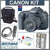 Canon EOS-30D Digital U.S.A. Camera Body w /18-55mm f/3.5-5.6 Lens - 2GB CF Memory Card, Spare BP-511 Lithium-Ion Battery, Lowepro Holster-Style Case, Digital Remote Release, Professional Lens Cleaning Kit