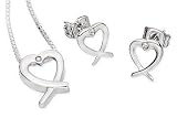 Diamond Set: Sterling Silver