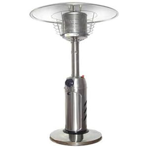 Garden Sun Stainless Steel Tabletop Propane Patio Heater - 34.5"