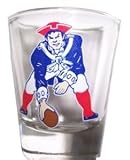 New England Patriots NFL Football Throwback Minuteman Logo Shot Glass