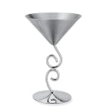 Martini Glass,8 oz, Stainless Steel