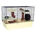 Trixie 64011 Hamsterk�fig, 62 � 46 � 36 cm, creme/braun