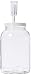 Home Brew Ohio One Gallon Wide Mouth Jar with Lid and Econolock (Set of 2)