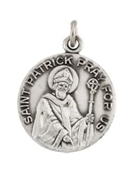 CleverEves 14K Yellow Gold 18.00 mm Saint Patrick Medal
