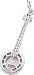 Banjo Charm by Rembrandt Charms