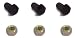 Spectre 4697 Grade-8 Torque Converter Bolt and Lock Nut Set - Set of 3