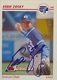 Eddie Zosky, Syracuse Skychiefs - Blue Jays Affiliate Autographed Card