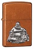 Zippo Lighter Buddha Emblem, Toffee