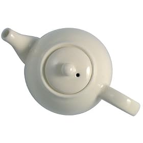 Dexam London Pottery 6 Cup Globe Teapot Ivory