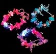 Flashing Lei Luau Bracelet Select Color: multi-colored