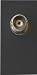 Varilight - BNC CCTV Female Module In Black Used in CCTV Industry for Connecting Co-axial Cable into Equipment. - Z2GBNCB
