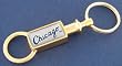 Chicago White Sox Gold Tone Valet Keychain