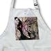 Flowering Tree Bark Art Flower Photography Nature - BLACK Full Length Apron With Pockets 22w X 30l